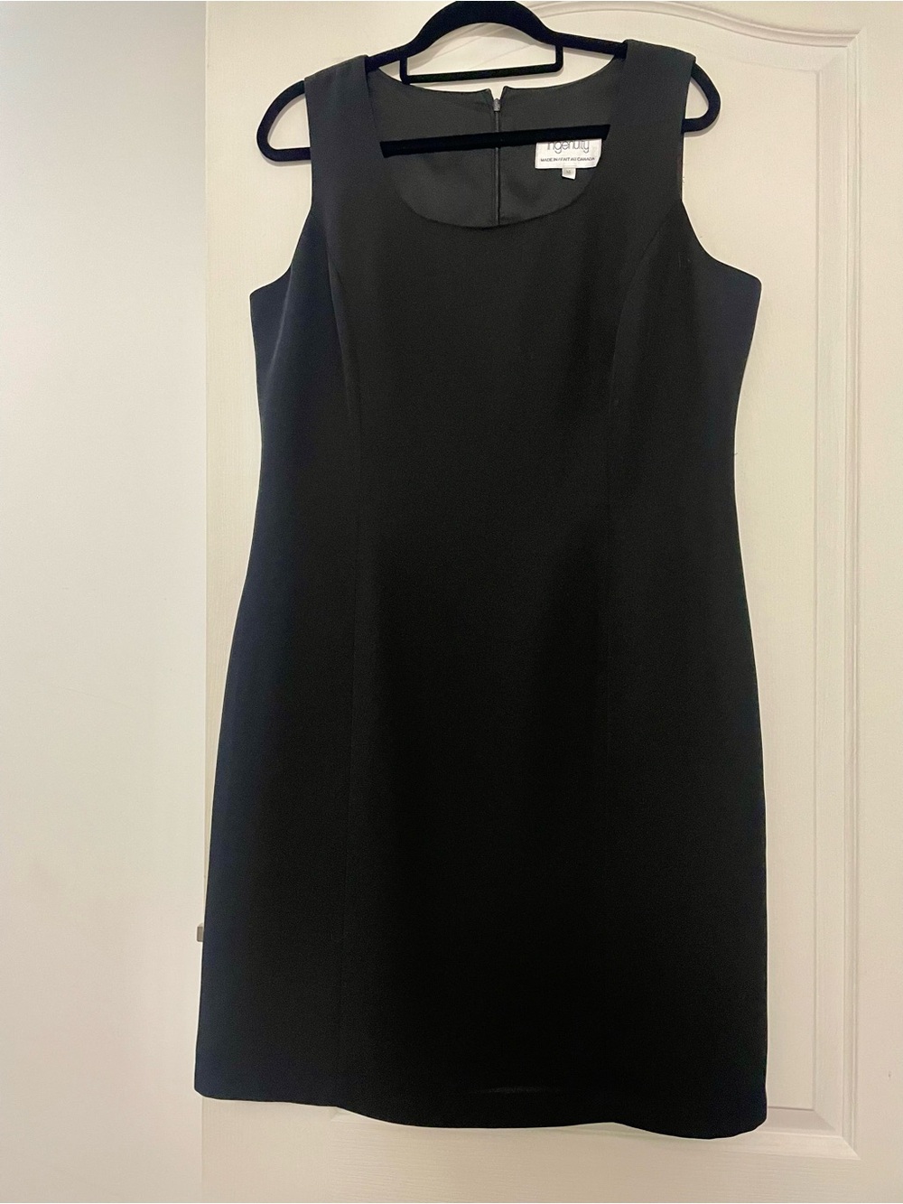 Ingenuity Black Sleeveless Dress, Size 14